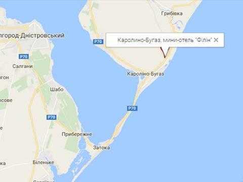 Кароліно-Бугаз міні-готель Filin карта